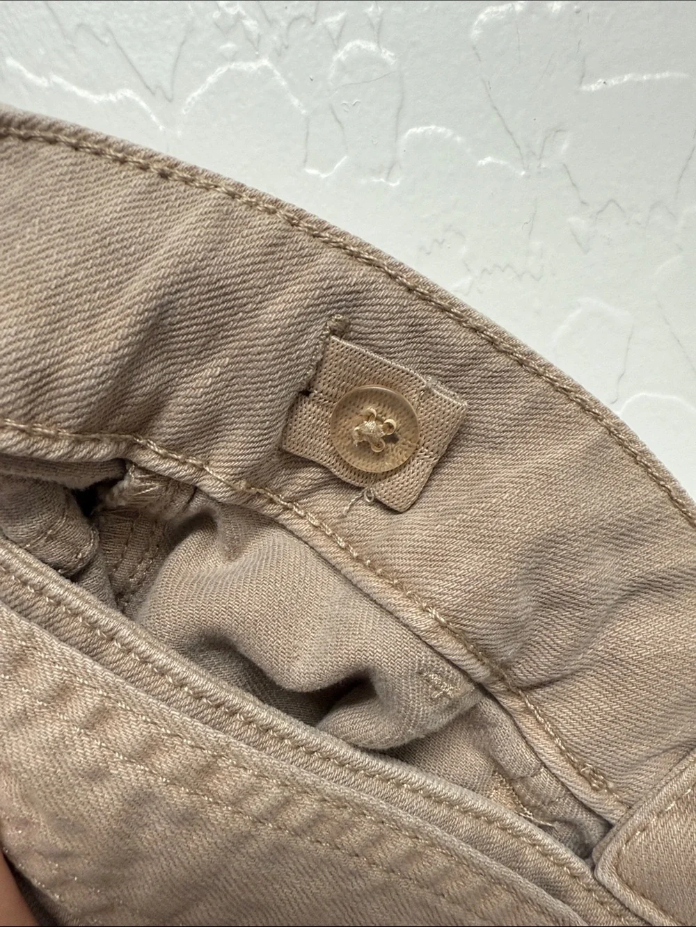 SO Beige Utility Belted Mini Skirt